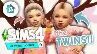 the twins are now TODDLERS!! || Sims 4 Growing Together #7