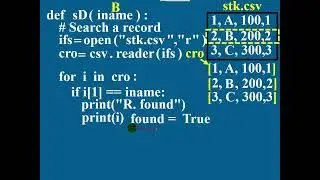 roypaulmca : search for a record in a CSV File
