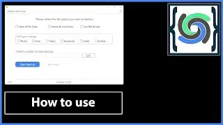 How to use Blitabyte File Backup