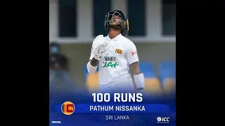 YOUNG TALENT PATHUM NISSANKA  CENTURY  | SRI LANKA V WEST INDIES 1ST TEST DAY4| DEBUT CENTURY