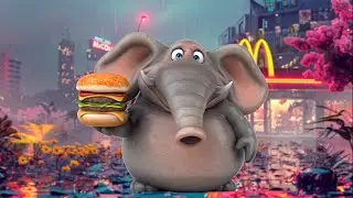 The Mysterious Disappearance of an Elephant from the Zoo. A Fun Story for Kids with Olivia and Nikol