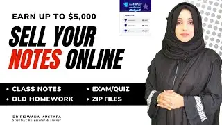 Earn By Selling Notes Online | Earn Online Upto $10 Per View | Passive Income | Studypool Tutorial