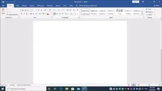 Microsoft Word tutorial 2. Accessing QAT and ribbon menus. (telugu)