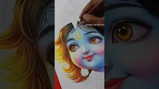 happy krishn janmastami 🙏😍❤️ whatsapp - 6239174656 to order your portrait #shorts #short