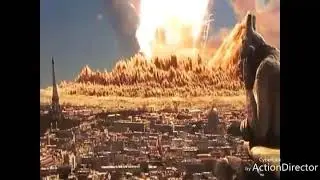 Un meteoro gigante golpeo un país francia en película armaggedon