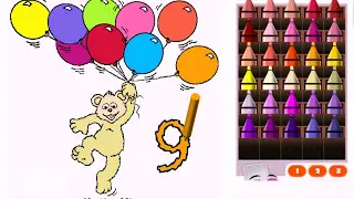 Learn Numbers 1-10 and Count Ballons