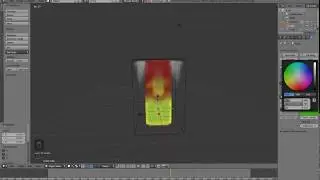 Game design в Blender:  симуляция дыма и огня