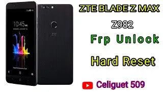 bypass gmail verification after factory reset Zte BLADE Z MAX Z982 Android 6.0