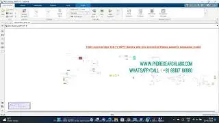 Triple active bridge TAB PV MPPT Battery and Grid connected Matlab simulink simulation