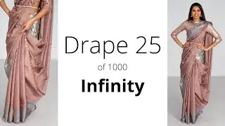 The Infinity Drape | Drape #25 | | How to wear Saree for Beginners | Saree Draping Tips | Tia Bhuva