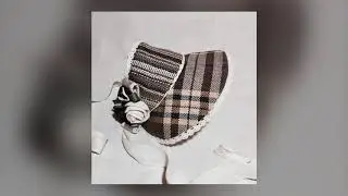 Шляпка боннет для антикварной куклы
