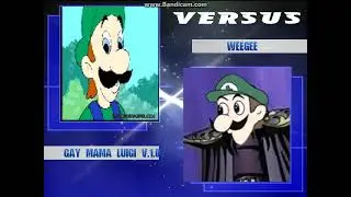 MUGEN Super Gay Luigi & Mama Luigi vs Super Evil Weegee & Super Mario + Extra