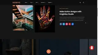 Norto - Creative Portfolio WordPress Theme      Elijah Upton