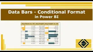 Data Bars - Conditional Formatting | Power BI | Data Analysis