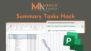 Summary Tasks Hack in MS Project