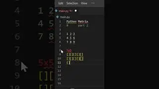 Working with Matrix in Python