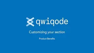 Product Benefits Shopify section by qwiqode (Tutorial)