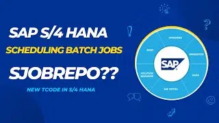 SAP BASIS -- BACKGROUND JOB SCHEDULING IN S/4 HANA (SJOBREPO)