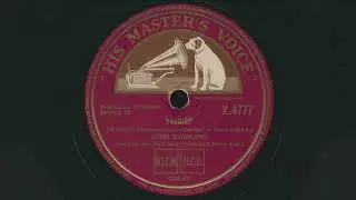 1937 JUSSI BJÖRLING Sverige (Sweden) SWEDISH TENOR - 78 RPM Record 78 RPM Rekord