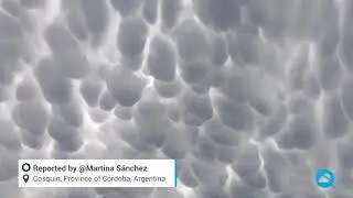 Spectacular storm clouds in central Argentina