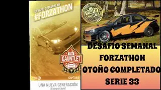 Forza Horizon 4 Desafío Semanal #Forzathon Otoño Completado, Rally Moderno (Serie 33)