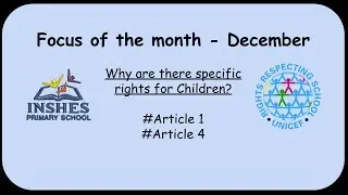 Focus of the Month - December