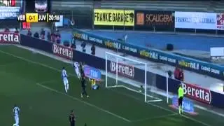 Highlights Verona 2-2 Juventus [09/02/2014)  [HD) ZULIANI