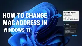 ✅ How To Change MAC Address on Windows 11 (WORKING 100%) | MAC address change wifi adapter