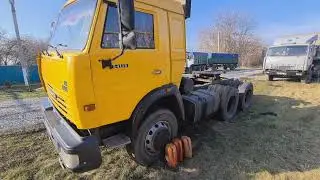Попал в снегопад/Новые тормоза/новый камаз/  чешки  на камаз евро 0, все выходные на ремонте