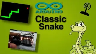 How to make Led dot matrix snake game with Arduino | led dot matrix snake game tutorial