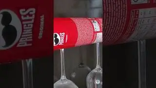 DIY - Making wine glass holder with pringles can #diy #diycrafts #diycraft #diyprojects