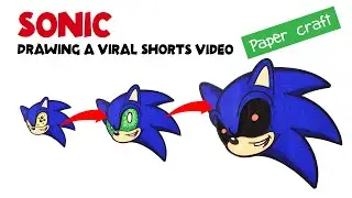 How to draw Sonic viral video