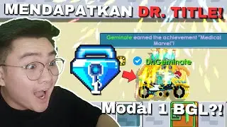 ROAD TO DR. TITLE TAMAT!! Modal Dr. Geminate 1 BGL?! | Growtopia 2024