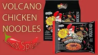 Volcano Spicy Noodles ARE NOT SPICY !!! 1 Taste Test
