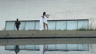 Violinist Joana at the Kennedy Center in Washington DC