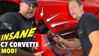 INSANE C7 CORVETTE MOD! - Z06 Brake Vent Scoops (Functional)