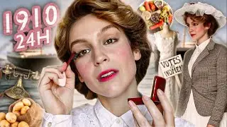 VIVRE 24h en 1910 ! 🚢 💣 maquillage, tenue, coiffure, nourriture...