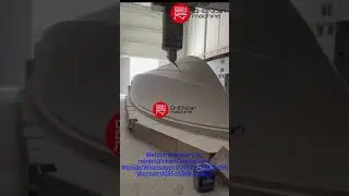 Yachts 5-Axis CNC Router Milling Machine At Work #5axiscncrouter #5axiscnc #yacht #boatmouldmilling