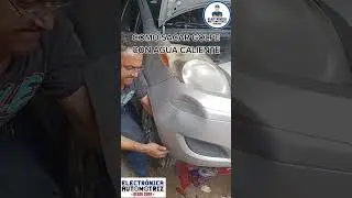 cómo sacar golpe con agua #mecanicaautomotriz #mantenimientoautomotriz #mecanicoautomotriz #segurid