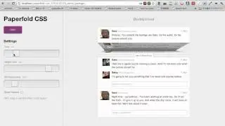 Paperfold CSS demo