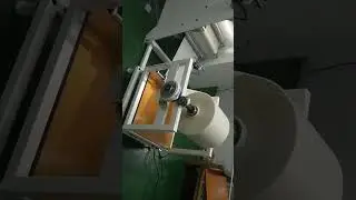 Semi automatic velcro tape slitting machine
