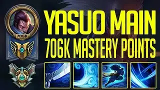 YASUO MONTAGE - MASTER KOREAN YASUO 706K MASTERY POINT - YASUO MAIN