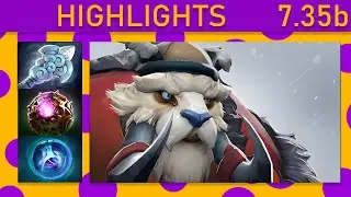✨TIMS Tusk 81% Kill participation! Support Highlights 7.35b - Dota 2 Top MMR