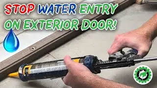 Door Threshold Leaking - How to STOP Water from Leaking in from an Exterior Door