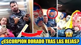 Policías detienen al Escorpión Dorado y a Werevertumorro al volante