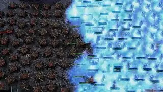 100 LURKERS vs 200 ARCHONS!! [STARCRAFT 2 BATTLES]