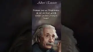 Albert Einstein über Glück im Leben 😇✨ 