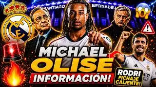 💣⚪MICHAEL OLISE UPDATE AND RODRI TRANSFER HEATING UP! | REAL MADRID BREAKING NEWS...