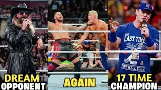 John Cena New Champion | Seth Rollins Dream Opponent | Cody vs Solo Again