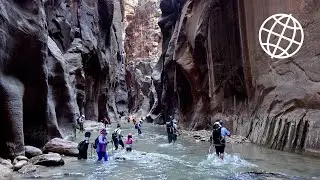 Hiking in Zion NP, Utah: Angels Landing & Virgin Narrows  [Amazing Places 4K]